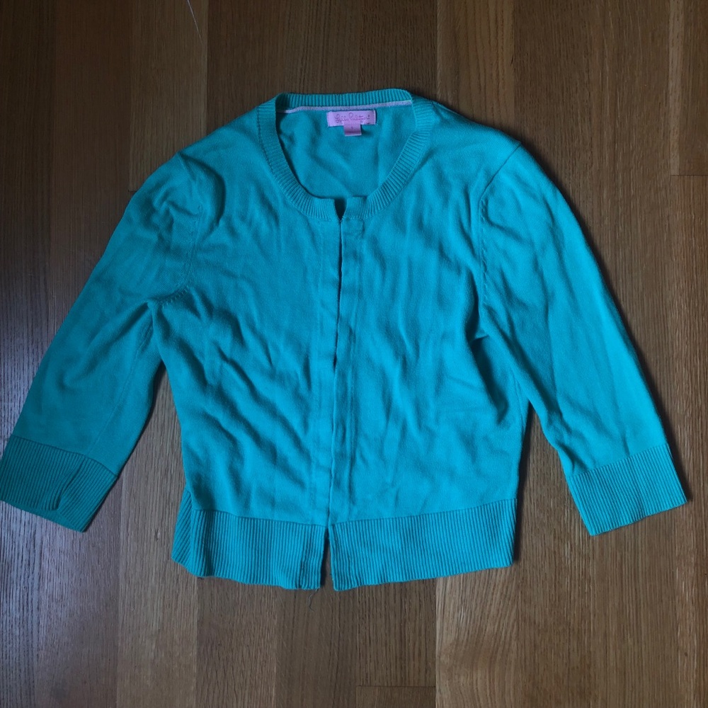 Lily Pulitzer Green Cardigan